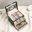 Veile Studios Three Tier Portable Jewellry Organiser Storage Box Drawers Jewelle Carousel 3