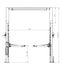 2 Post Car Hoist Lift -4.5T -Clearfloor -Double Setup Height Single Side Release Carousel 4