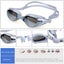 Professional Swimming Anti Fog Uv Plating Men Women Waterproof Silicone Glasses Carousel 2