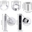 Grommet Tool Kits 100 Sets Eyelets 12mm Inner Diameter Clothes Shoes Bag Leather Carousel 3
