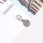 $1 reserve Gorgeous silver pink heart design alloy charm with artificial crystal Carousel 3