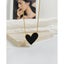 Black Heart Pendant Stainless Steel Gold-plated Necklace For Women Carousel 3