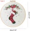 Christmas Wreath Cross Stitch Kit Gift for Beginner Christmas Embroidery Kits Carousel 8
