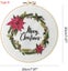 Christmas Wreath Cross Stitch Kit Gift for Beginner Christmas Embroidery Kits Carousel 9