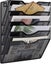 5 Tier Pockets Mesh Wall File Holder Organizer Office Hanging Magazine Rack Carousel 1