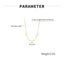 Necklace Heart Pendant Stainless Steel Yellow Gold-plated Necklace For Women Carousel 2