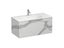 Toscana Spio 900 1 Drawer Vanity Calacutta Grey *Run Out Model* Was $2999 Carousel 1