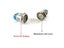 12/16/19/22mm Waterproof Metal Push Button Switch LED Light Momentary Latching Carousel 4