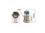 12/16/19/22mm Waterproof Metal Push Button Switch LED Light Momentary Latching Carousel 6