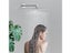 Modern Square Chrome Rain Shower Head Faucet W/ Hand Shower Sprayer Mixer Carousel 11