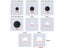 1Pcs 86Type Wall Blank Panel With Outlet Hole Decorative Cover Cable Socket Carousel 6