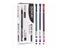 6 Pcs/Set 0.38mm Ink Gel Pen Refill Black/Blue/Red For Exam Signing Carousel 4