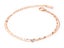 Rose Gold Plated CZ Anklet Double-layered Stainless Steel Anklet Carousel 1