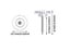 50pcs/box Transparent Push Pins For Map Photo Wall Office School Carousel 7