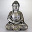 Sitting Buddha - Painted Silver Carousel 1