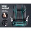 Artiss Kea Executive Office Chair Leather Black Office Chairs Carousel 6
