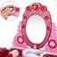 Keezi 30 Piece Kids Dressing Table Set Pink Kids Dressing Tables Carousel 3