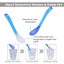 5PCS Baby Spoons Forks Feeding Set Silicone Feeding Tableware Cutlery Utensils Carousel 3