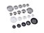 10PCS/Lot Stainless Steel Air Vent Grille Cover Black White Wardrobe Cabinet Carousel 6