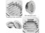 Round Stainless Steel Prevent Pest Ducting Ventilation Grilles Air Circulation Carousel 6