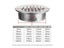 Round Stainless Steel Prevent Pest Ducting Ventilation Grilles Air Circulation Carousel 8