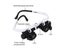 8X/23X Double Eye LED Lamp Magnifier For Watch Jewellery Carousel 4