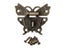 Butterfly 55mmx47mm Vintage Latch Wooden Box Lock Bronze Tone Antique Carousel 3