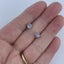 Rose Gold Stud Crystal Earrings "Alexandra" (Pale Blue) Carousel 3