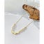 Pearls Heart Stainless Steel Yellow Gold-plated Necklace Carousel 5