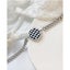 Checkerboard Stainless Steel Necklace Carousel 2