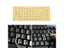 Russian Transparent Keyboard Stickers Russia Layout Alphabet White Letters For Carousel 4