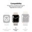 Apple Watch Series 9/8/7 (41mm) Slim Clear and Black Case By Ringke Carousel 7
