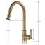 Taps Mixer Taps Antique Brass Europe Kitchen Faucet Deck Mount Mixer Crane Carousel 7