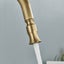 Taps Mixer Taps Antique Brass Europe Kitchen Faucet Deck Mount Mixer Crane Carousel 9