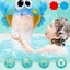 Bubble Crabs Baby Bath Toy Toddler Bath Pool Swimming Bathtub Soap Bathroom Carousel 3
