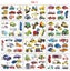 Kids Boys Girls Party Waterproof Sticker Tattoos Temporary Carousel 7