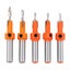 5PCS 2.8mm-4.0mm 8mm Round Countersink Drill Bits Set Perfect For Decking Boards Carousel 1