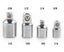 Socket Adapter Ratchet Wrench Impact Drive Reducer Tool 4PCS Carousel 1