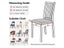 Spandex Jacquard Chair Cushion Cover Dining Room Upholstered Cushion Solid Carousel 4