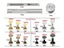 Leather Rivets Double Cap Rivets Kit 360PCS Carousel 7