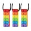 Sensory Chew Necklace Brick Chewy Kids Silicone Biting Pencil Topper Teether Toy Carousel 3