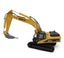 Die-cast Demolition Digger Model Scale, 1:40, Huina 1911 YELLOW Carousel 7