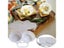 New Home Kitchen Microwave Oven Heart Flowers Round Shape Egg Steamer Cooking Carousel 3