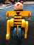Wooden kids wheeled push-along toy on stick -S=R!!!! Carousel 5