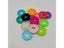 100PCSMushroom Hole Binding Buckle 23mm Color Love Plastic Disc Ring Binder Carousel 8