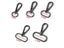 5pcs 1.6/2/2.5/3.2/3.5cm Metal Bags Strap Buckles Lobster Clasp Collar Carousel 7