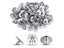 5-100pcs/Lot Handmade Candle Wick Tabs Metal Candle Wicks DIY Tools Carousel 3