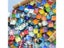 50PCS Square Crystal Glass Colorful Mosaic Stones DIY Handmade Children's Carousel 4