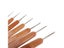 10Pcs Pack Bamboo Handle Alumina Crochet Hooks Sewing Needles Set Carousel 4