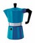 Pezzetti Teal Italexpress Aluminium Coffee Maker 6C Carousel 1